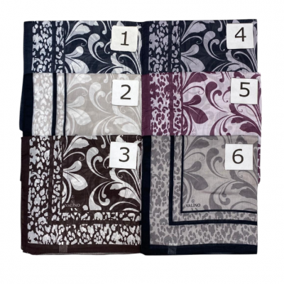 M 41-B Pamuklu Eşarp 120x120