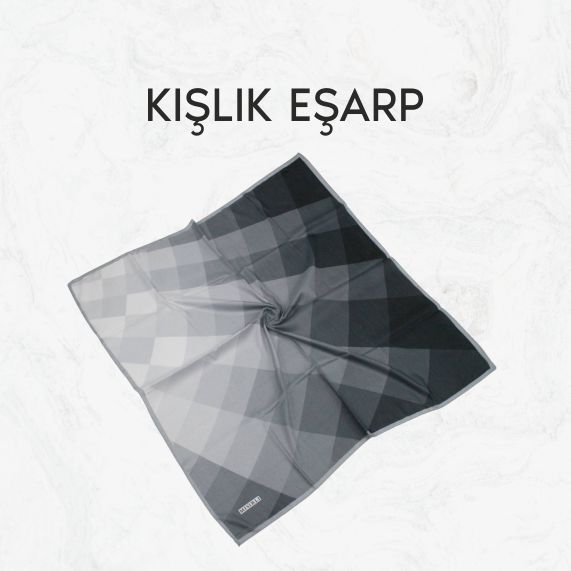 Mısırlı Polyester Eşarp Desen 4